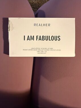 NWT- REALHER- I AM FABULOUS Lip Set